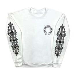 Chrome Hearts: Белая толстовка 