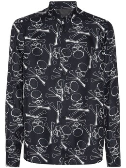 Philipp Plein: Чёрная рубашка  Skull
