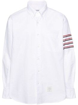 Thom Browne: Рубашка  4-Bar с длинным рукавом