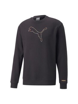 PUMA: Чёрный свитшот 