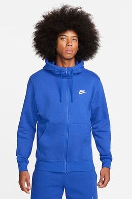 Nike: Толстовка  Sportswear Club на молнии