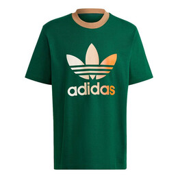 Adidas: Зелёная футболка  Adicolor
