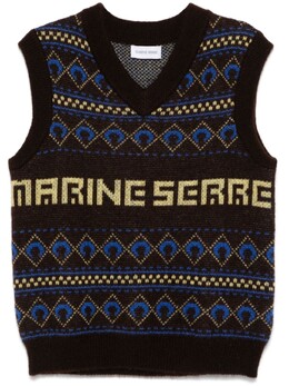 Marine Serre: Жаккардовый жилет 