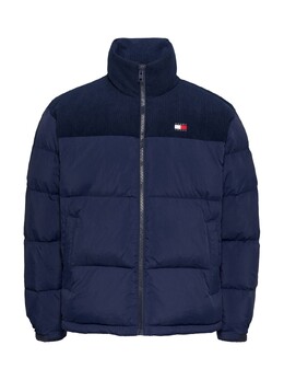 Tommy Jeans: Синий пуховик 