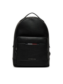 Tommy Hilfiger: Чёрный рюкзак  TH