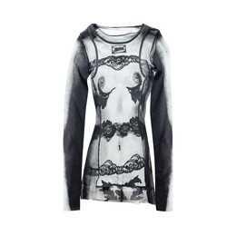 Jean Paul Gaultier: Кружевная футболка 