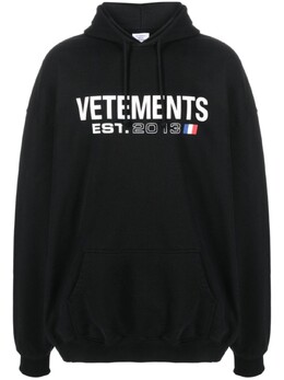 Vetements: Чёрная толстовка 