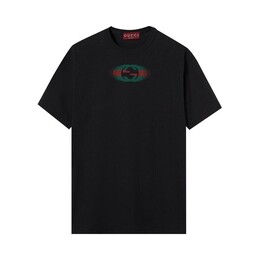 Gucci: Чёрная футболка 