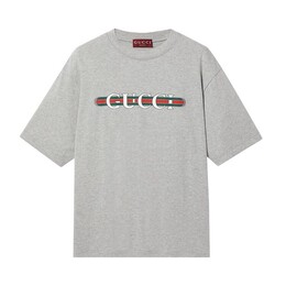 Gucci: Меланжевая футболка  Web