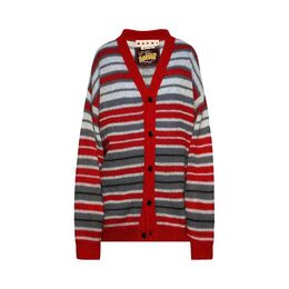 Marni: Серый кардиган 