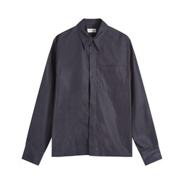 Dries Van Noten: Синяя рубашка 