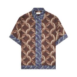 Dries Van Noten: Атласная рубашка 