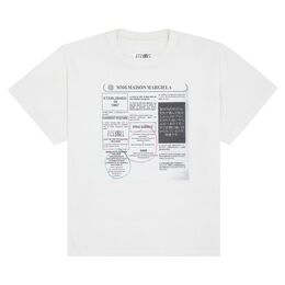 MM6 Maison Margiela: Белая футболка 