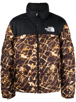 The North Face: Чёрный пуховик 