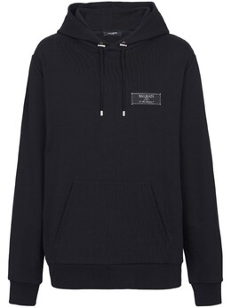 Balmain: Чёрная толстовка 