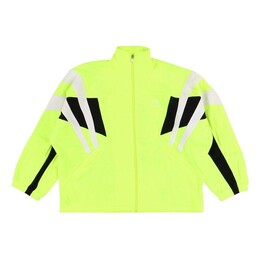 Balenciaga: Жёлтая куртка  Sporty B