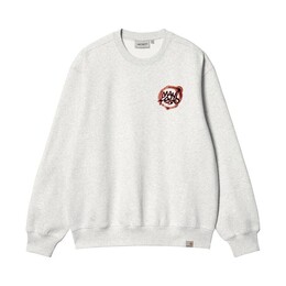 Carhartt WIP: Серая толстовка 