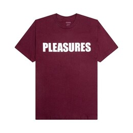 Pleasures: Бордовая футболка 