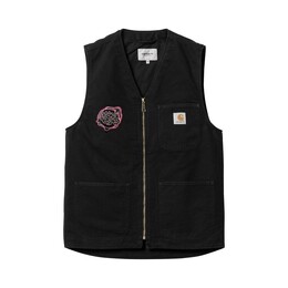 Carhartt WIP: Чёрный жилет 