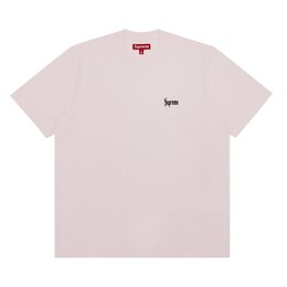Supreme: Розовая футболка  Old English