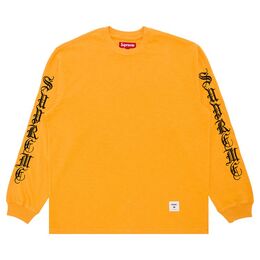Supreme: Футболка  Old English с длинным рукавом