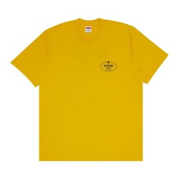 Supreme: Жёлтая футболка  Crest