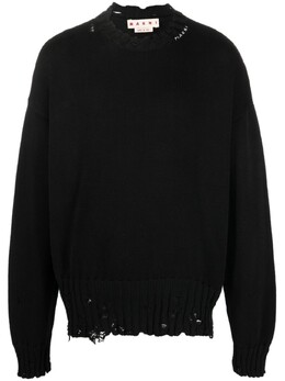 Marni: Чёрный свитер 