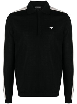 Emporio Armani: Чёрный свитер 