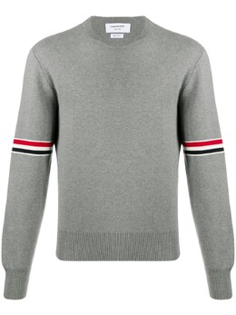 Thom Browne: Серый свитер  Milano