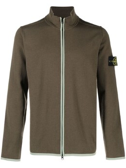Stone Island: Толстовка  Compass на молнии