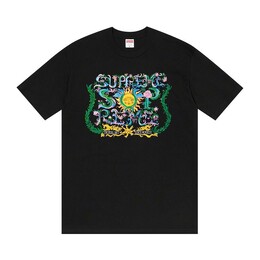 Supreme: Чёрная футболка  Crest