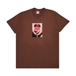 Supreme: Коричневая футболка 