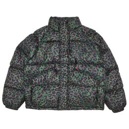 Supreme: Куртка с леопардовым принтом 
