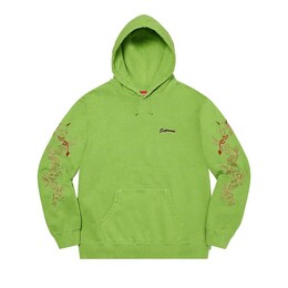 Supreme: Толстовка  Overdyed с капюшоном