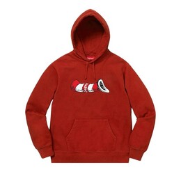 Supreme: Толстовка  Cat In The Hat с капюшоном