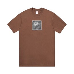 Supreme: Коричневая футболка 