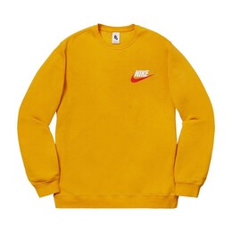Supreme: Жёлтая толстовка  Nike