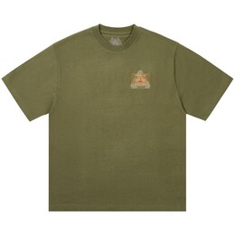 Palace: Зелёная футболка 