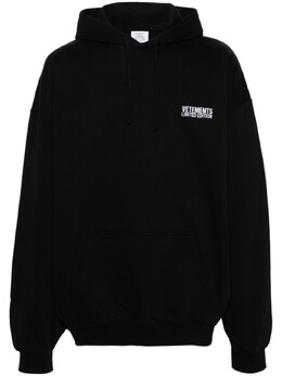 Vetements: Чёрная толстовка 