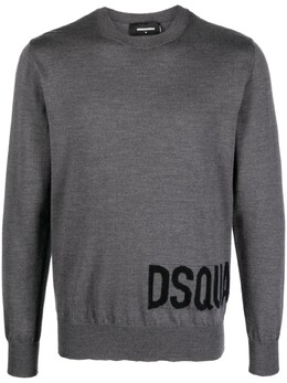 Dsquared2: Серый свитер 