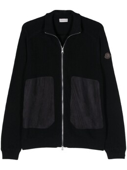 Moncler: Синий кардиган 