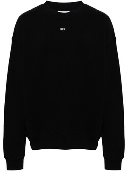 Off-White: Чёрная толстовка 