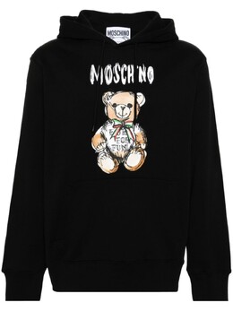 Moschino: Чёрная толстовка  Teddy Bear