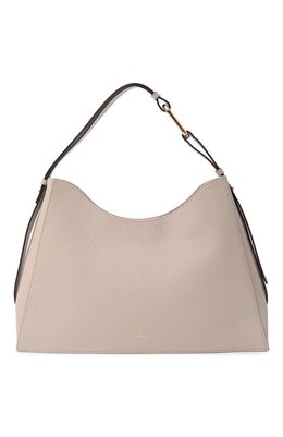 Furla: Бежевая сумка 