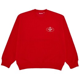 Supreme: Красная толстовка  Crest