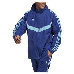 Adidas: Синяя куртка  Tiro