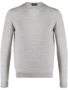 Zanone: Серый свитер  Flexwool