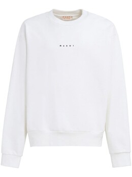 Marni: Белая толстовка 