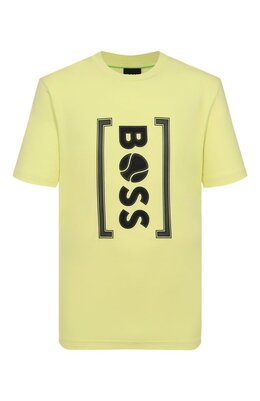 BOSS Green: Хлопковая футболка 