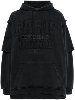 Vetements: Чёрная толстовка 